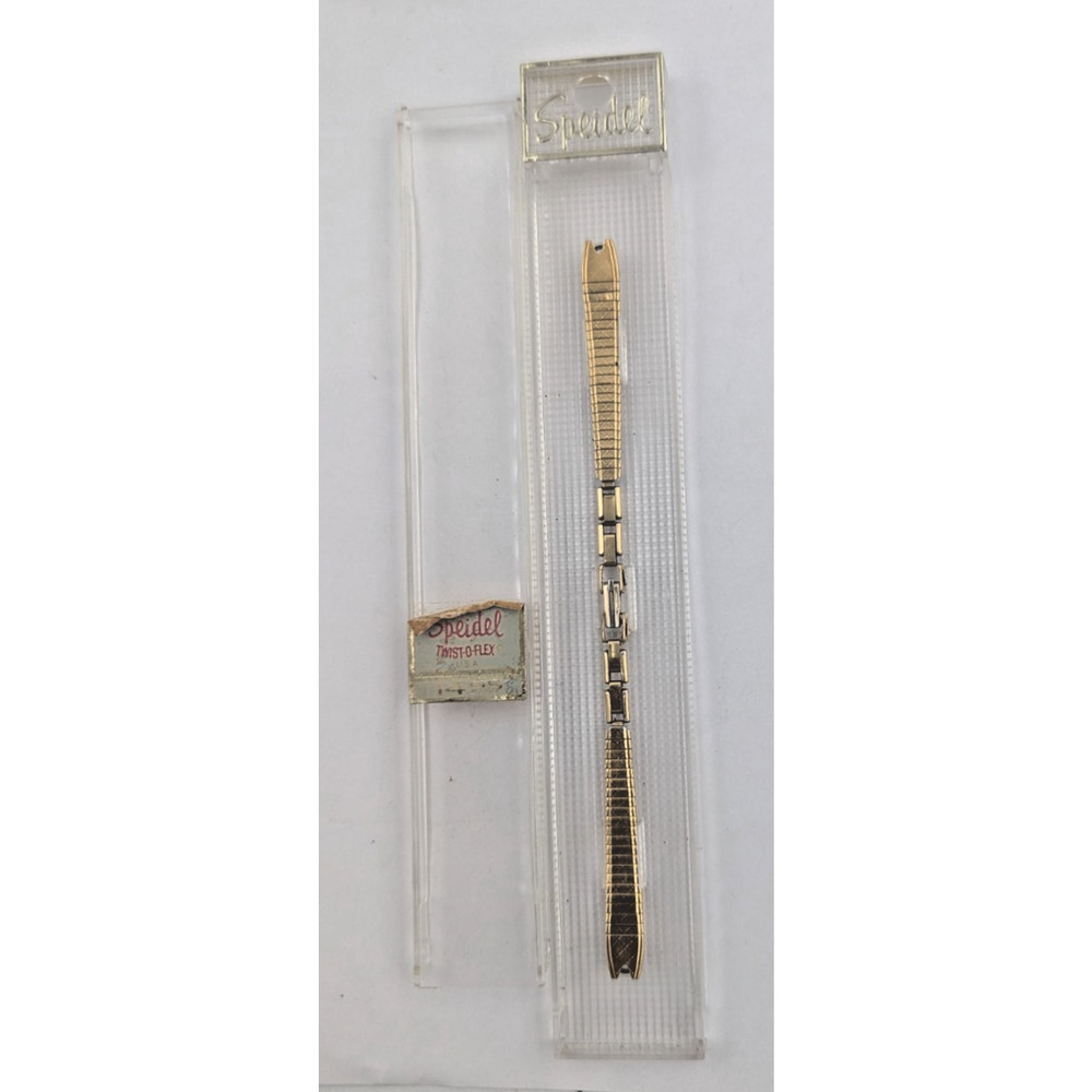 Speidel Gold Twist O Flex Stainless Steel Women Watch Band